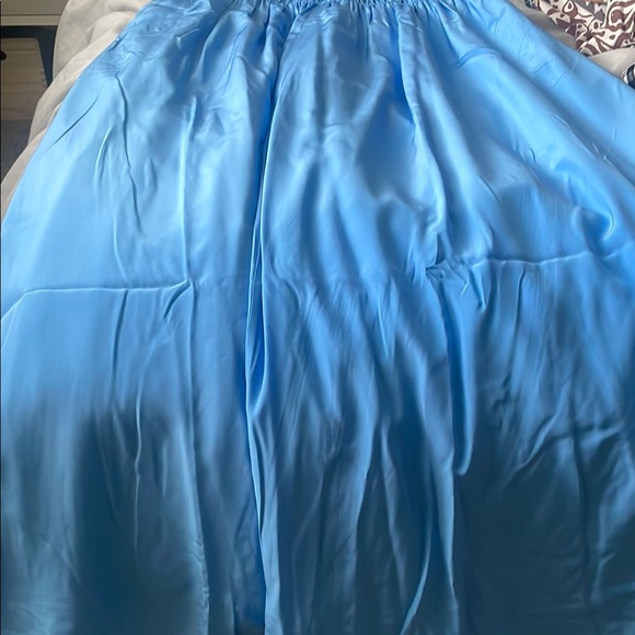 Banana Republic Blue Sleeveless Grecian Dress - Picture 5 of 8